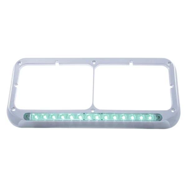 United Pacific® 32578 - 14 LED Rectangular Dual Headlight Bezel 3 United Pacific® 32578 - 14 LED Rectangular Dual Headlight Bezel