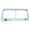 United Pacific® 32585 - 14 LED Passenger Side FLD Headlight Bezel -Professional Auto Parts Store 32585