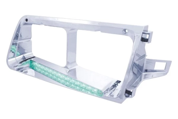 United Pacific® 32585 - 14 LED Passenger Side FLD Headlight Bezel 4 United Pacific® 32585 - 14 LED Passenger Side FLD Headlight Bezel - Image 2