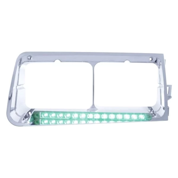 United Pacific® 32585 - 14 LED Passenger Side FLD Headlight Bezel 3 United Pacific® 32585 - 14 LED Passenger Side FLD Headlight Bezel