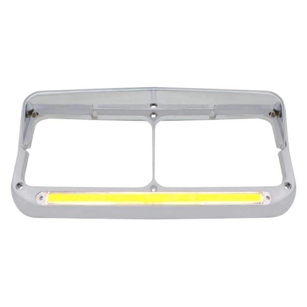 United Pacific® 32701 - 24 LED Rectangular Dual Chrome Headlight Bezel 3 United Pacific® 32701 - 24 LED Rectangular Dual Chrome Headlight Bezel