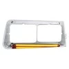 United Pacific® 32703 - 24 LED Chrome Passenger Side Headlight Bezel
