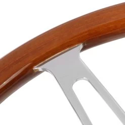 350mm Wood Grain Grip Vintage Steering Wheel 2-inch Deep Dish Stainless Steel Spokes -Professional Auto Parts Store 350mm wood grain grip vintage steering wheel 2 inch deep dish stainless steel spokes 42