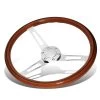 380mm Wood Grain Grip Vintage Steering Wheel 2-inch Deep Dish Stainless Steel Spoke -Professional Auto Parts Store 380mm wood grain grip vintage steering wheel 2 deep dish stainless steel spoke 72