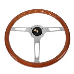 380mm Wood Grain Grip Vintage Steering Wheel 2-inch Deep Dish Stainless Steel Spoke 17 380mm Wood Grain Grip Vintage Steering Wheel 2-inch Deep Dish Stainless Steel Spoke -Professional Auto Parts Store 380mm wood grain grip vintage steering wheel 2 inch deep dish stainless steel spoke 47