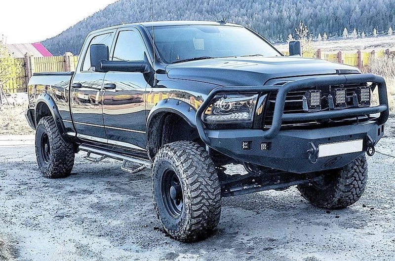 Road Armor® - Stealth Series Full Width Front HD Winch Bumper With Lonestar Guard 6 Road Armor® - Stealth Series Full Width Front HD Winch Bumper With Lonestar Guard - Image 4