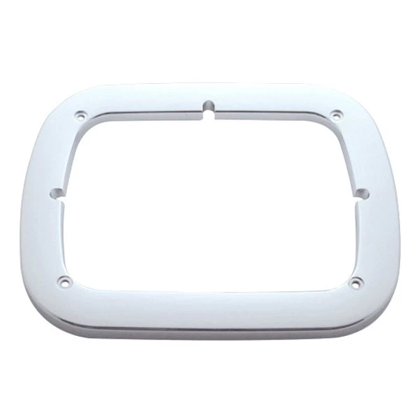United Pacific® 41112 - Single Rectangular Chrome Headlight Bezel 3 United Pacific® 41112 - Single Rectangular Chrome Headlight Bezel