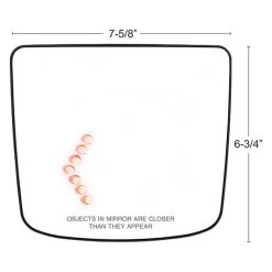 United Pacific® 42835 - Side View Mirror 11 United Pacific® 42835 - Side View Mirror -Professional Auto Parts Store 42835 5