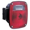 Peterson® 442 - 442 Series Passenger Side Black/Red Factory Style Tail Light