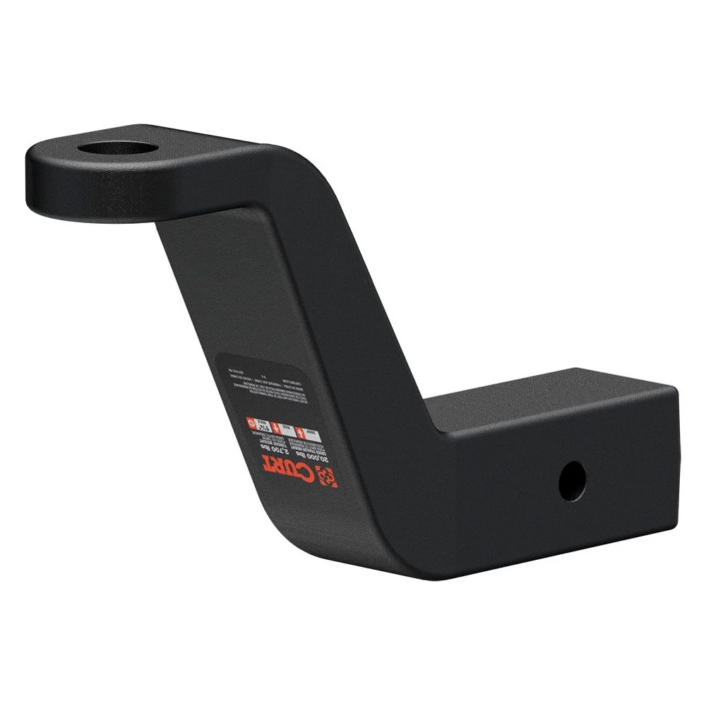 CURT® 45459 - Class 5 Commercial Duty Forged 6" Drop / 4-1/2" Rise Carbide Black Powder Coat Ball Mount For 2-1/2" Receivers 4 CURT® 45459 - Class 5 Commercial Duty Forged 6" Drop / 4-1/2" Rise Carbide Black Powder Coat Ball Mount For 2-1/2" Receivers - Image 2