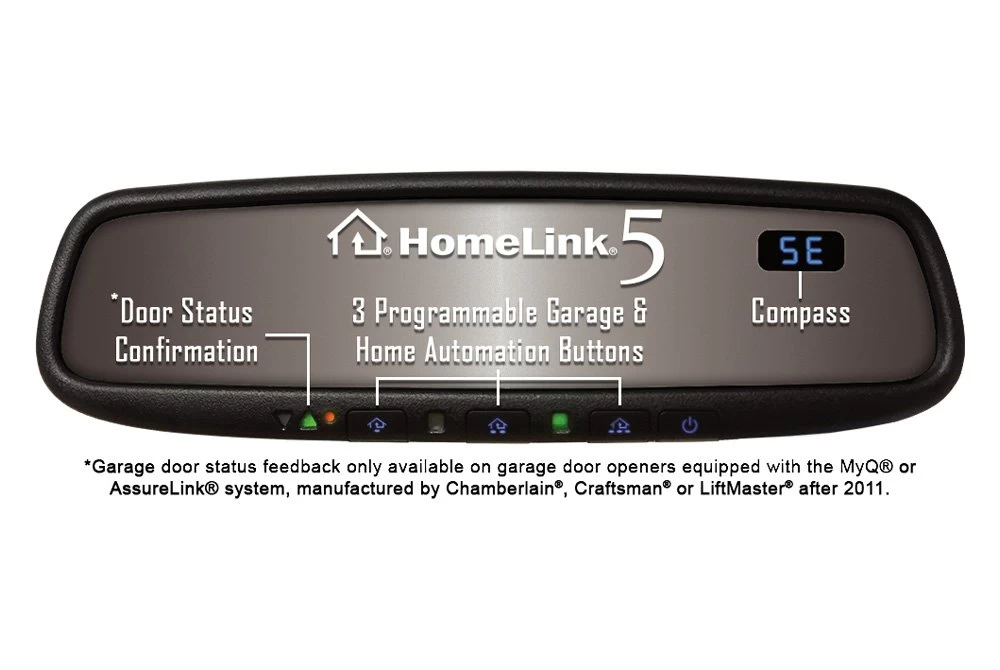 Gentex® - Auto-Dimming Rear View Mirror With HomeLink™ 8 Gentex® - Auto-Dimming Rear View Mirror With HomeLink™ - Image 6