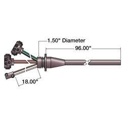 Truck-Lite® 50208 - 50 Series 96" Passenger Side 3 Plug Marker Clearance And Stop/Turn/Tail Wiring Harness With Stop/Turn/Tail And Marker/Clearance Breakout 9 Truck-Lite® 50208 - 50 Series 96" Passenger Side 3 Plug Marker Clearance And Stop/Turn/Tail Wiring Harness With Stop/Turn/Tail And Marker/Clearance Breakout -Professional Auto Parts Store 50208 4