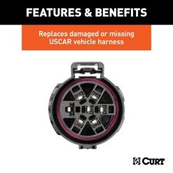 CURT® 56229 - Replacement Plug For USCAR Socket 9 CURT® 56229 - Replacement Plug For USCAR Socket -Professional Auto Parts Store 56229 3
