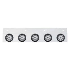 United Pacific® - Top Mud Flap Plate With Five 9 LED 2" Reflector Lights 9 United Pacific® - Top Mud Flap Plate With Five 9 LED 2" Reflector Lights -Professional Auto Parts Store 63719 wf 01