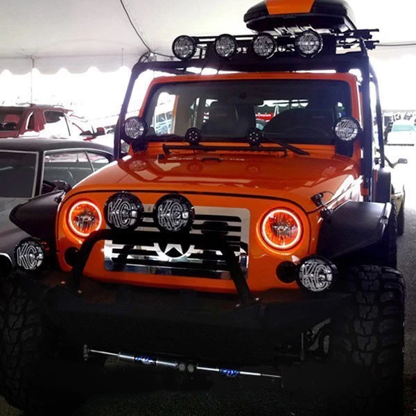 Oracle Lighting® - 7" Round Chrome Factory Style Headlights With Blue Plasma LED Halos Preinstalled (H6024) 13 Oracle Lighting® - 7" Round Chrome Factory Style Headlights With Blue Plasma LED Halos Preinstalled (H6024) - Image 11