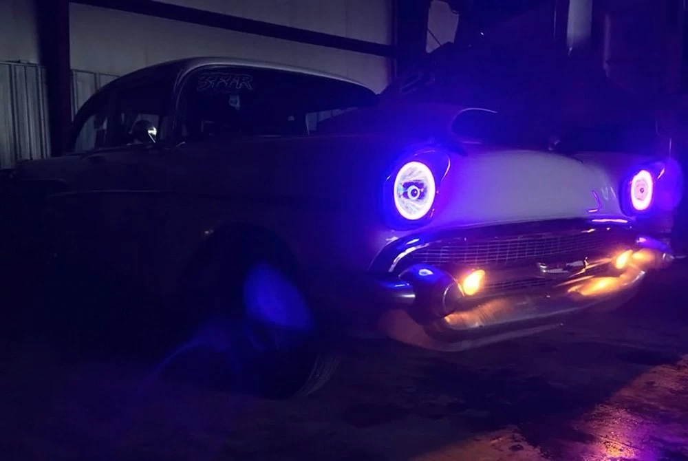 Oracle Lighting® - 7" Round Chrome Factory Style Headlights With Blue Plasma LED Halos Preinstalled (H6024) 15 Oracle Lighting® - 7" Round Chrome Factory Style Headlights With Blue Plasma LED Halos Preinstalled (H6024) - Image 13