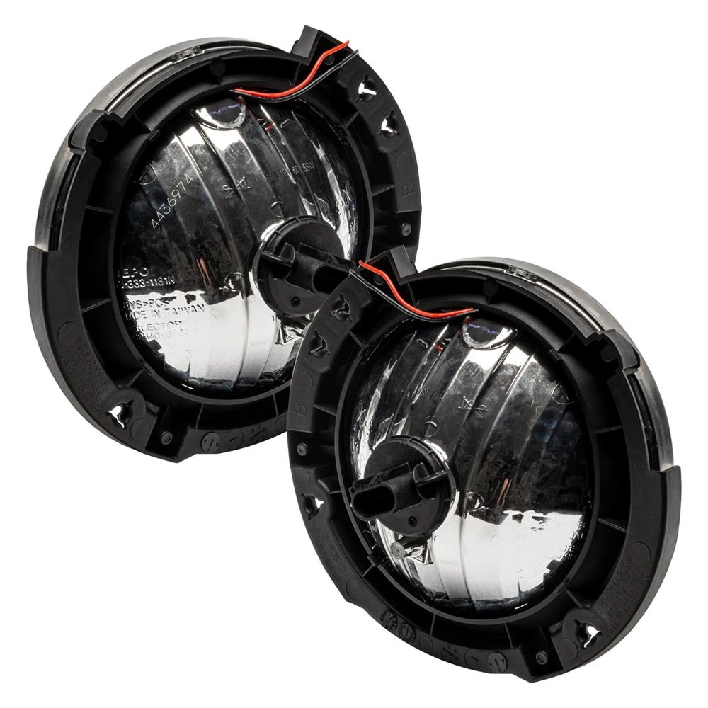 Oracle Lighting® - 7" Round Chrome Factory Style Headlights With Blue Plasma LED Halos Preinstalled (H6024) 4 Oracle Lighting® - 7" Round Chrome Factory Style Headlights With Blue Plasma LED Halos Preinstalled (H6024) - Image 2