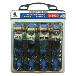 Boxer Tools® 77059 - Ratchet Tie Downs With S Hooks -Professional Auto Parts Store 77059 3