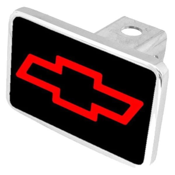Eurosport Daytona® 8301XL-4R - General Motors Black Premium Hitch Cover With Chevrolet Bowtie Red Logo For 2" Receivers 3 Eurosport Daytona® 8301XL-4R - General Motors Black Premium Hitch Cover With Chevrolet Bowtie Red Logo For 2" Receivers