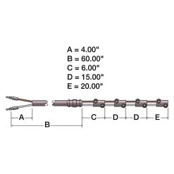 Truck-Lite® - 88 Series 56" Lower Identification And License Wiring Harness -Professional Auto Parts Store 88308 4