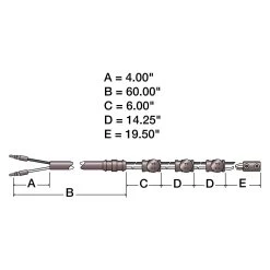 Truck-Lite® - 88 Series 56" Lower Identification And License Wiring Harness -Professional Auto Parts Store 88338 4