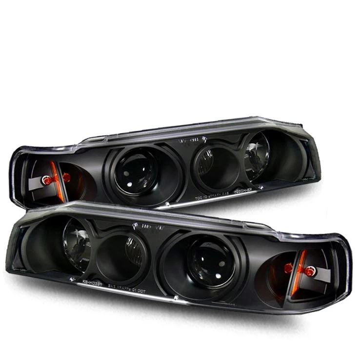 CG 90-93 Honda Accord JDM Style Projector Headlights - Black 3 CG 90-93 Honda Accord JDM Style Projector Headlights - Black