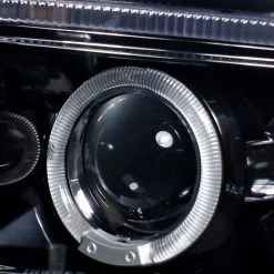 94-01 Dodge Ram Pickup 1PC Angel Eye Halo Projector Headlights - Gloss Black 12 94-01 Dodge Ram Pickup 1PC Angel Eye Halo Projector Headlights - Gloss Black -Professional Auto Parts Store 94 01 dodge ram pickup 1pc angel eye halo projector headlights gloss black 2lhp ram94g tm 193