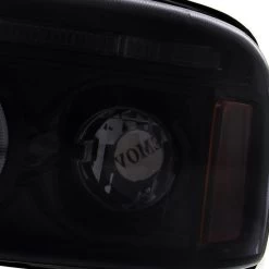 94-01 Dodge Ram Pickup 1PC Angel Eye Halo Projector Headlights - Gloss Black 13 94-01 Dodge Ram Pickup 1PC Angel Eye Halo Projector Headlights - Gloss Black -Professional Auto Parts Store 94 01 dodge ram pickup 1pc angel eye halo projector headlights gloss black 2lhp ram94g tm 196