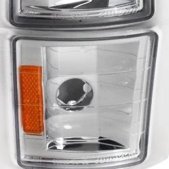 94-98 Chevy C10 CK Tahoe Halo LED Projector Headlights+Corner+Bumper - Chrome -Professional Auto Parts Store 94 98 chevy silverado gmc c10 pickup truck 8 piece combo projector headlights bumper corner lens chrome 753