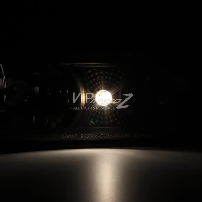 94-99 GMC C/K 1500 2500 3500 YUKON BLK PROJECTOR HEADLIGHTS+CORNER+BUMPER SIGNAL 7 94-99 GMC C/K 1500 2500 3500 YUKON BLK PROJECTOR HEADLIGHTS+CORNER+BUMPER SIGNAL - Image 5