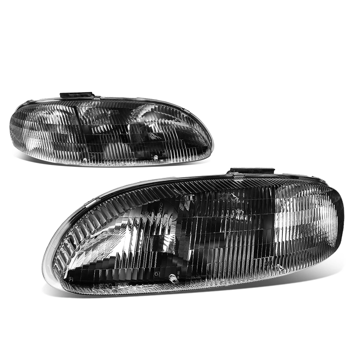 95-01 Chevy Lumina / 95-99 Chevy Monte Carlo Headlight Assembly (Driver & Passenger Side) - Black 5 95-01 Chevy Lumina / 95-99 Chevy Monte Carlo Headlight Assembly (Driver & Passenger Side) - Black - Image 3