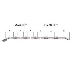 Truck-Lite® 95465 - 70.5" 6 Plug Marker Clearance String -Professional Auto Parts Store 95465 4