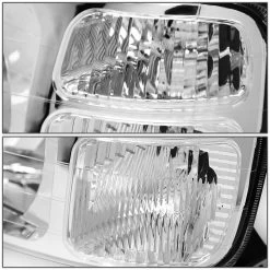 97-01 Honda CRV Headlight Assembly (Driver & Passenger Side) - Chrome Clear 12 97-01 Honda CRV Headlight Assembly (Driver & Passenger Side) - Chrome Clear -Professional Auto Parts Store 97 01 honda crv headlight assembly driver passenger side chrome clear 101