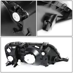 97-01 Honda CRV Headlight Assembly (Driver & Passenger Side) - Chrome Clear 13 97-01 Honda CRV Headlight Assembly (Driver & Passenger Side) - Chrome Clear -Professional Auto Parts Store 97 01 honda crv headlight assembly driver passenger side chrome clear 104