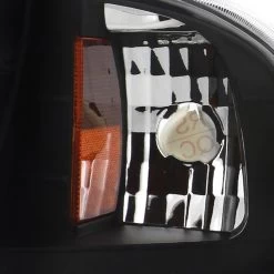 97-03 Ford F150 / Expedition Euro Style LED DRL Crystal Headlights - Black -Professional Auto Parts Store 97 03 ford f150 expedition euro style led drl crystal headlights black 240