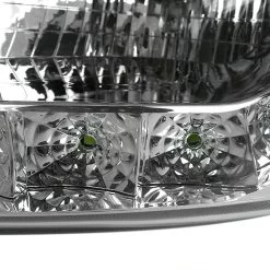 97-03 Ford F150 / Expedition Euro Style LED DRL Crystal Headlights - Chrome -Professional Auto Parts Store 97 03 ford f150 expedition euro style led drl crystal headlights chrome 228