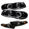 98-02 Chevy Camaro Dual Halo Projector Headlights + Bumper Lens - Black 1 98-02 Chevy Camaro Dual Halo Projector Headlights + Bumper Lens - Black -Professional Auto Parts Store 98 02 chevy camaro dual halo projector headlights bumper lens chrome 307
