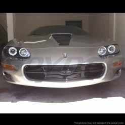 98-02 Chevy Camaro Dual Halo Projector Headlights + Bumper Lens - Black 13 98-02 Chevy Camaro Dual Halo Projector Headlights + Bumper Lens - Black -Professional Auto Parts Store 98 02 chevy camaro dual halo projector headlights bumper lens chrome 313