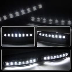 98-02 Chevy Camaro Dual Halo Projector Headlights + Bumper Lens - Black 17 98-02 Chevy Camaro Dual Halo Projector Headlights + Bumper Lens - Black -Professional Auto Parts Store 98 02 chevy camaro dual halo projector headlights bumper lens chrome 325