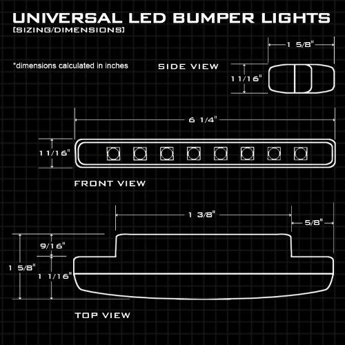 98-02 Chevy Camaro Dual Halo Projector Headlights + Bumper Lens - Black 11 98-02 Chevy Camaro Dual Halo Projector Headlights + Bumper Lens - Black - Image 9