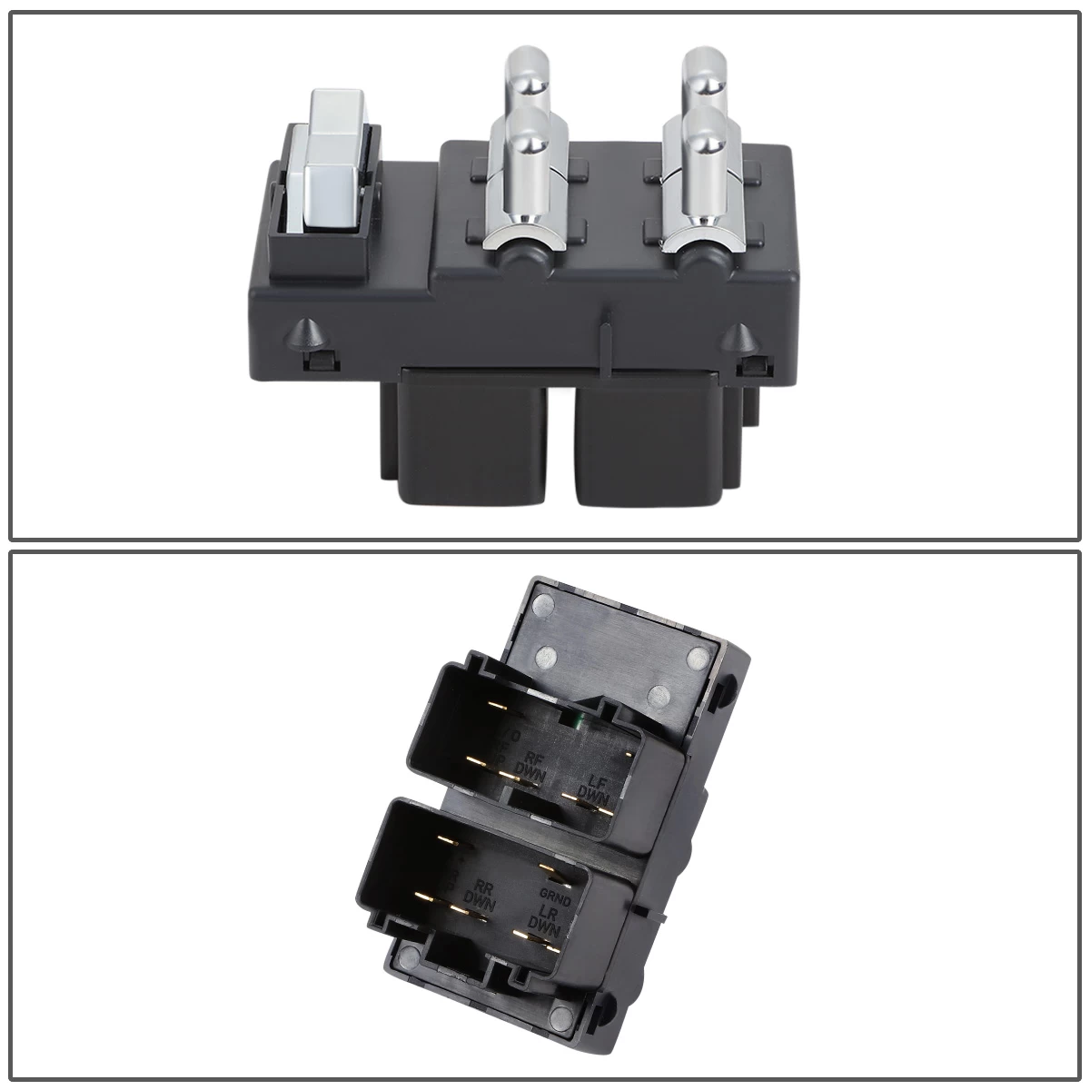 98-02 Lincoln Town Car Driver Side Door Master Power Window Control Switch 6 98-02 Lincoln Town Car Driver Side Door Master Power Window Control Switch - Image 4