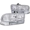 98-04 Chevy S10 / Blazer Crystal Replacement Headlights - Chrome Clear 1 98-04 Chevy S10 / Blazer Crystal Replacement Headlights - Chrome Clear -Professional Auto Parts Store 98 04 chevy s10 blazer crystal replacement headlights chrome clear 150