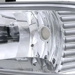 98-04 Chevy S10 / Blazer Crystal Replacement Headlights - Chrome Clear -Professional Auto Parts Store 98 04 chevy s10 blazer crystal replacement headlights chrome clear 153