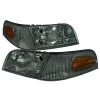 98-11 Ford Crown Victoria Replacement Crystal Headlights + Corner - Smoked -Professional Auto Parts Store 98 11 ford crown victoria replacement crystal headlights corner smoked 111