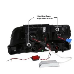 99-02 Chevy Silverado / 00-06 Suburban LED & Halo Projector Headlights + LED Bumper Lights - Smoked -Professional Auto Parts Store 99 02 chevy silverado 00 06 suburban led halo projector headlights led bumper lights smoked 112