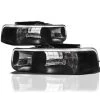 99-02 Chevy Silverado / Suburban / Tahoe Crystal Headlights - Black 2 99-02 Chevy Silverado / Suburban / Tahoe Crystal Headlights - Black -Professional Auto Parts Store 99 02 chevy silverado suburban tahoe crystal headlights black 73