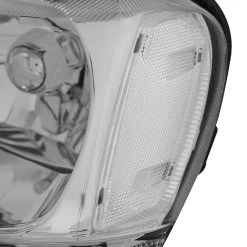99-04 Jeep Grand Cherokee Replacement Crystal Headlights - Chrome Clear -Professional Auto Parts Store 99 04 jeep grand cherokee replacement crystal headlights chrome clear 137