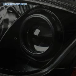 99-06 Audi TT LED [Factory Halogen Model] Optic-DRL Projector Headlights - Smoked -Professional Auto Parts Store 99 06 audi tt led optic drl projector headlights smoked 82