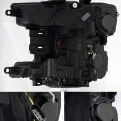 AlphaRex 2018-2020 Ford F150 Sequential / Switchback Signal / LED DRL Projector Headlights - Chrome -Professional Auto Parts Store arex base model 2018 2020 ford f150 projector headlights chrome 156