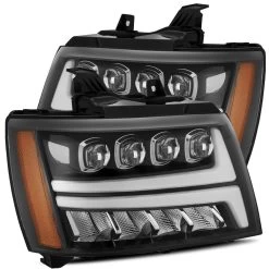 AlphaRex 2007-2013 Chevy Tahoe Nova-Series LED Projector Headlights - Alpha Black